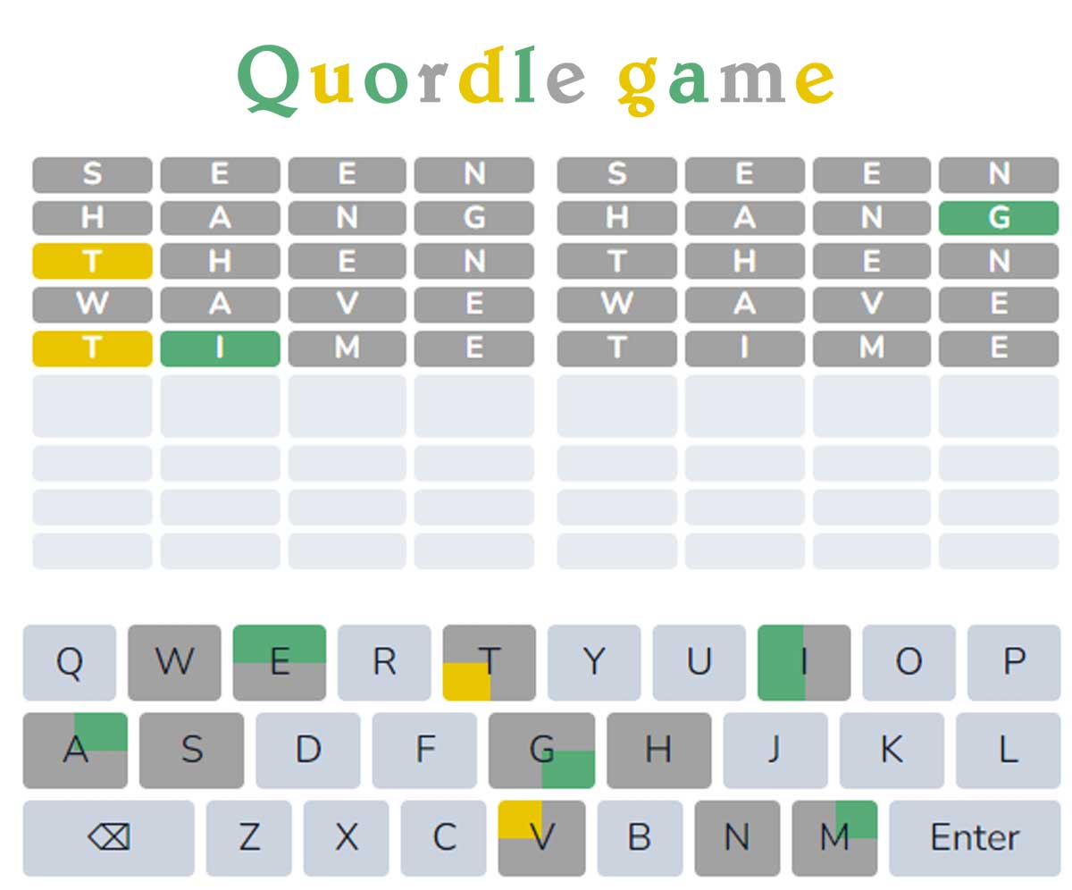 Quordle | New Harder Version Of Wordle!